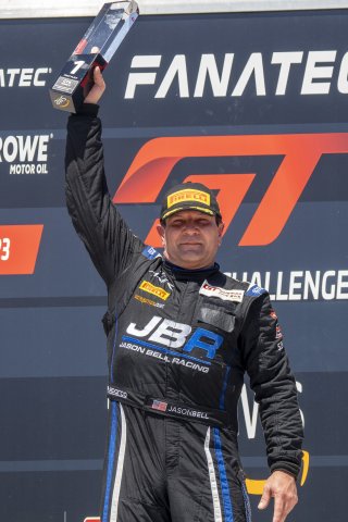 #2 Aston Martin Vantage AMR GT4 of Jason Bell, Flying Lizard Motorsports, GT America Powered by AWS, GT4, SRO America, Sebring International Raceway, Sebring, FL, September 2023.
 | Brian Cleary/SRO