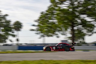 #27 Mercedes-AMG GT3 of Jason Daskalos, CRP Racing, GT America Powered by AWS, SRO3, SRO America, Sebring International Raceway, Sebring, FL, September 2023.
 | Brian Cleary/SRO