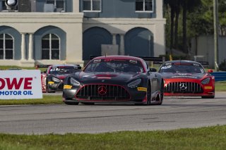 #27 Mercedes-AMG GT3 of Jason Daskalos, CRP Racing, GT America Powered by AWS, SRO3, SRO America, Sebring International Raceway, Sebring, FL, September 2023.
 | Brian Cleary/SRO