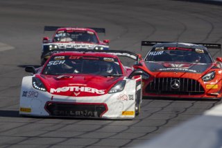 #70 Callaway Corvette Z06R GT3 of Mirco Shultis, Mishumotors, GT America Powered by AWS, SRO3, SRO America, Indianapolis Motor Speedway, Indianapolis, IN, October 2023.
 | Brian Cleary/SRO