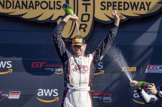 #101 Mercedes-AMG GT3 of Memo Gidley, TKO Motorsports, GT America Powered by AWS, SRO3, SRO America, Indianapolis Motor Speedway, Indianapolis, IN, October 2023.
 | Brian Cleary/SRO