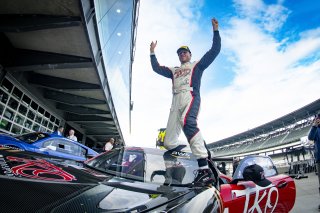 #101 Mercedes-AMG GT3 of Memo Gidley, TKO Motorsports, GT America Powered by AWS, SRO3, SRO America, Indianapolis Motor Speedway, Indianapolis, IN, October 2023.
 | Brian Cleary/SRO