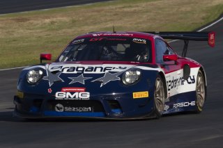 #32 Porsche 911 GT3-R (991.ii) of Kyle Washington, GMG Racing, GT America, SRO3, SRO America, Sonoma Raceway, Sonoma, CA, April 2024
 | Brian Cleary/SRO