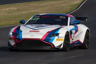 #13 Aston Martin Vantage AMR GT4 of Todd Parriott, Flying Lizard Motorsports, GT America, GT4, SRO America, Sonoma Raceway, Sonoma, CA, April 2024
 | Brian Cleary/SRO