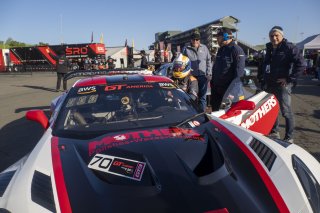 #70 Callaway Corvette Z06R GT3 of Mirco Schultis, MISHUMOTORS, GT America, SRO3, SRO America, Sonoma Raceway, Sonoma, CA, April 2024
 | Brian Cleary/SRO
