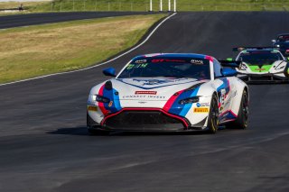 #13 Aston Martin Vantage AMR GT4 of Todd Parriott, Flying Lizard Motorsports, GT America, GT4, SRO America, Sonoma Raceway, Sonoma, CA, April 2024
 | Brian Cleary/SRO