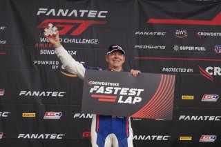 #44 Mercedes-AMG GT2 of Brent Holden, GMG Racing, GT America, GT2, SRO America, Sonoma Raceway, Sonoma, CA, April 2024
 | Brian Cleary/SRO