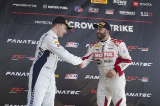 #098 Porsche 718 Cayman GT4 of Isaac Sherman, Rotek Racing, GT America, GT4, SRO America, Sonoma Raceway, Sonoma, CA, April 2024
 | Brian Cleary/SRO