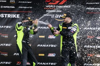 #127 Lamborghini Huracan Super Trofeo EVO2 of Aaron Farhadi, TPC Racing, GT America, GT2, SRO America, Sonoma Raceway, Sonoma, CA, April 2024
 | Brian Cleary/SRO