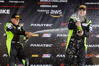 #127 Lamborghini Huracan Super Trofeo EVO2 of Aaron Farhadi, TPC Racing, GT America, GT2, SRO America, Sonoma Raceway, Sonoma, CA, April 2024
 | Brian Cleary/SRO