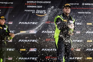 #127 Lamborghini Huracan Super Trofeo EVO2 of Aaron Farhadi, TPC Racing, GT America, GT2, SRO America, Sonoma Raceway, Sonoma, CA, April 2024
 | Brian Cleary/SRO