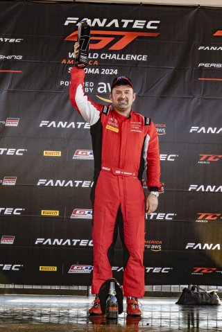 #50 Mercedes-AMG GT3 of Ross Chouest, Chouest Povoledo Racing, GT America, SRO3, SRO America, Sonoma Raceway, Sonoma, CA, April 2024
 | Brian Cleary/SRO