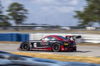 #27 Mercedes-AMG GT3 of Jason Daskalos, CRP/Daskalos Motorsports, GT America, SRO3, SRO America, Sebring International Raceway, Sebring, FL, May 2024.
 | Brian Cleary/SRO