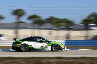 #7 Porsche 718 Cayman GT4 RS Clubsport of Curt Swearingin, ACI Motorsports, GT America, GT4, SRO America, Sebring International Raceway, Sebring, FL, May 2024.
 | Brian Cleary/SRO