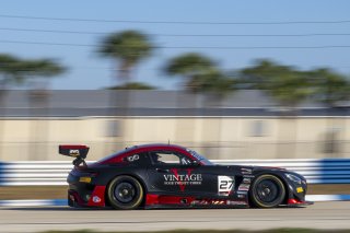 #27 Mercedes-AMG GT3 of Jason Daskalos, CRP/Daskalos Motorsports, GT America, SRO3, SRO America, Sebring International Raceway, Sebring, FL, May 2024.
 | Brian Cleary/SRO