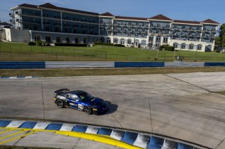 #098 Porsche 718 Cayman GT4 of Isaac Sherman, Rotek Racing, GT America, GT4, SRO America, Sebring International Raceway, Sebring, FL, May 2024.
 | Brian Cleary/SRO