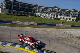 #32 Porsche 911 GT3-R (991.ii) of Kyle Washington, GMG Racing, GT America, SRO3, SRO America, Sebring International Raceway, Sebring, FL, May 2024.
 | Brian Cleary/SRO