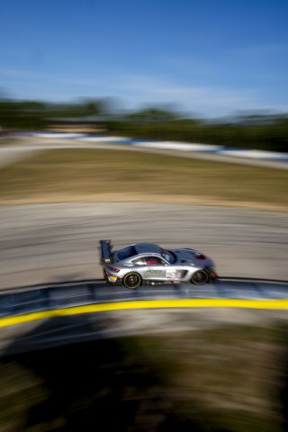 #50 Mercedes-AMG GT3 of Ross Chouest, Chouest Povoledo Racing, GT America, SRO3, SRO America, Sebring International Raceway, Sebring, FL, May 2024.
 | Brian Cleary/SRO