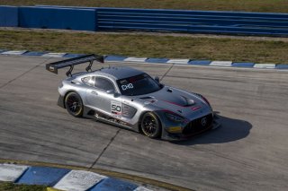 #50 Mercedes-AMG GT3 of Ross Chouest, Chouest Povoledo Racing, GT America, SRO3, SRO America, Sebring International Raceway, Sebring, FL, May 2024.
 | Brian Cleary/SRO