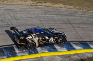 #2 Aston Martin Vantage AMR GT3 of Jason Bell, Flying Lizard Motorsports, GT America, SRO3, SRO America, Sebring International Raceway, Sebring, FL, May 2024.
 | Brian Cleary/SRO
