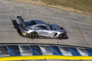 #50 Mercedes-AMG GT3 of Ross Chouest, Chouest Povoledo Racing, GT America, SRO3, SRO America, Sebring International Raceway, Sebring, FL, May 2024.
 | Brian Cleary/SRO