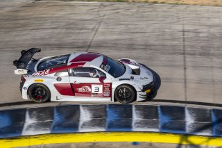#3  Audi R8 LMS GT3 of Johnny O'Connell, SKI Autosports, GT America, SRO3, SRO America, Sebring International Raceway, Sebring, FL, May 2024.
 | Brian Cleary/SRO