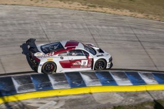 #3  Audi R8 LMS GT3 of Johnny O'Connell, SKI Autosports, GT America, SRO3, SRO America, Sebring International Raceway, Sebring, FL, May 2024.
 | Brian Cleary/SRO
