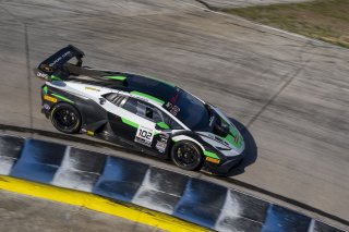 #102 Lamborghini Huracan Super Trofeo EVO2 of Alan Grossberg, TPC Racing, GT America, GT2, SRO America, Sebring International Raceway, Sebring, FL, May 2024.
 | Brian Cleary/SRO