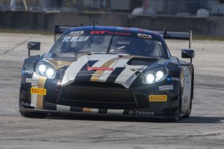 #2 Aston Martin Vantage AMR GT3 of Jason Bell, Flying Lizard Motorsports, GT America, SRO3, SRO America, Sebring International Raceway, Sebring, FL, May 2024.
 | Brian Cleary/SRO