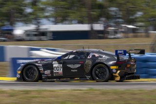#007 Aston Martin Vantage AMR GT3 of Tim Savage, ProSport Competition, GT America, SRO3, SRO America, Sebring International Raceway, Sebring, FL, May 2024.
 | Brian Cleary/SRO