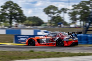 #04 Mercedes-AMG GT3 of  George Kurtz, Crowdstrike by Riley, GT America, SRO, SRO America, Sebring International Raceway, Sebring, FL, May 2024.
 | Brian Cleary/SRO