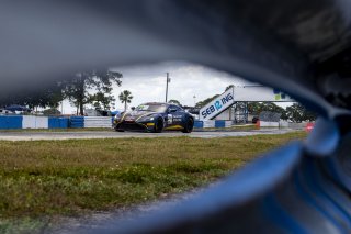 #25 Aston Martin Vantage AMR GT4 of Gray Newell, Heart of Racing Team, GT America, GT4, SRO America, Sebring International Raceway, Sebring, FL, May 2024.
 | Brian Cleary/SRO