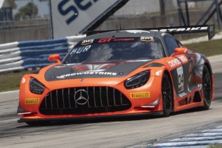 #04 Mercedes-AMG GT3 of  George Kurtz, Crowdstrike by Riley, GT America, SRO, SRO America, Sebring International Raceway, Sebring, FL, May 2024.
 | Brian Cleary/SRO