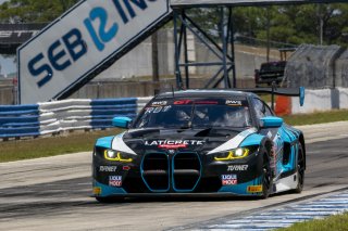 #29 BMW M4 GT3 of Justin Rothberg, Turner Motorsport, GT America, SRO3, SRO America, Sebring International Raceway, Sebring, FL, May 2024.
 | Brian Cleary/SRO