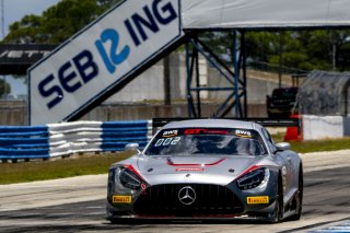 #50 Mercedes-AMG GT3 of Ross Chouest, Chouest Povoledo Racing, GT America, SRO3, SRO America, Sebring International Raceway, Sebring, FL, May 2024.
 | Brian Cleary/SRO
