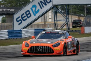 #04 Mercedes-AMG GT3 of  George Kurtz, Crowdstrike by Riley, GT America, SRO, SRO America, Sebring International Raceway, Sebring, FL, May 2024.
 | Brian Cleary/SRO