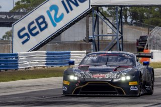 #007 Aston Martin Vantage AMR GT3 of Tim Savage, ProSport Competition, GT America, SRO3, SRO America, Sebring International Raceway, Sebring, FL, May 2024.
 | Brian Cleary/SRO