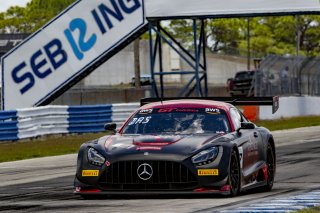 #27 Mercedes-AMG GT3 of Jason Daskalos, CRP/Daskalos Motorsports, GT America, SRO3, SRO America, Sebring International Raceway, Sebring, FL, May 2024.
 | Brian Cleary/SRO