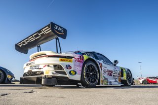 #32 Porsche 911 GT3-R (991.ii) of Kyle Washington, GMG Racing, GT America, SRO3, SRO America, Sebring International Raceway, Sebring, FL, May 2024.
 | Brian Cleary/SRO