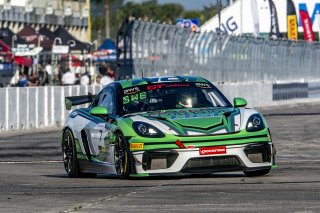 #7 Porsche 718 Cayman GT4 RS Clubsport of Curt Swearingin, ACI Motorsports, GT America, GT4, SRO America, Sebring International Raceway, Sebring, FL, May 2024.
 | Brian Cleary/SRO