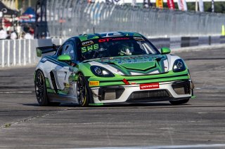 #7 Porsche 718 Cayman GT4 RS Clubsport of Curt Swearingin, ACI Motorsports, GT America, GT4, SRO America, Sebring International Raceway, Sebring, FL, May 2024.
 | Brian Cleary/SRO