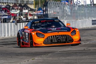 #04 Mercedes-AMG GT3 of  George Kurtz, Crowdstrike by Riley, GT America, SRO, SRO America, Sebring International Raceway, Sebring, FL, May 2024.
 | Brian Cleary/SRO