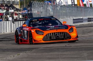 #04 Mercedes-AMG GT3 of  George Kurtz, Crowdstrike by Riley, GT America, SRO, SRO America, Sebring International Raceway, Sebring, FL, May 2024.
 | Brian Cleary/SRO