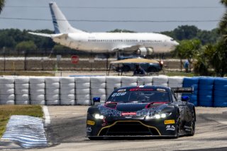 #007 Aston Martin Vantage AMR GT3 of Tim Savage, ProSport Competition, GT America, SRO3, SRO America, Sebring International Raceway, Sebring, FL, May 2024.
 | Brian Cleary/SRO