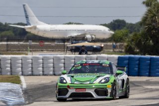 #7 Porsche 718 Cayman GT4 RS Clubsport of Curt Swearingin, ACI Motorsports, GT America, GT4, SRO America, Sebring International Raceway, Sebring, FL, May 2024.
 | Brian Cleary/SRO