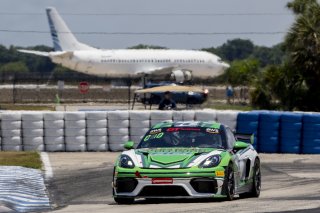 #7 Porsche 718 Cayman GT4 RS Clubsport of Curt Swearingin, ACI Motorsports, GT America, GT4, SRO America, Sebring International Raceway, Sebring, FL, May 2024.
 | Brian Cleary/SRO