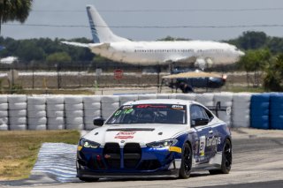 #21 BMW M4 GT4 of Nicholas Shanny, Carrus Callas Raceteam, GT America, GT4, SRO America, Sebring International Raceway, Sebring, FL, May 2024.
 | Brian Cleary/SRO
