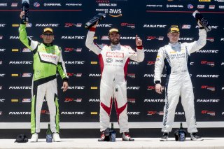 #098 Porsche 718 Cayman GT4 of Isaac Sherman, Rotek Racing, GT America, GT4, SRO America, Sebring International Raceway, Sebring, FL, May 2024.
 | Brian Cleary/SRO