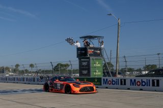 #04 Mercedes-AMG GT3 of  George Kurtz, Crowdstrike by Riley, GT America, SRO, SRO America, Sebring International Raceway, Sebring, FL, May 2024.
 | Brian Cleary/SRO