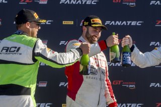#098 Porsche 718 Cayman GT4 of Isaac Sherman, Rotek Racing, GT America, GT4, SRO America, Sebring International Raceway, Sebring, FL, May 2024.
 | Brian Cleary/SRO
